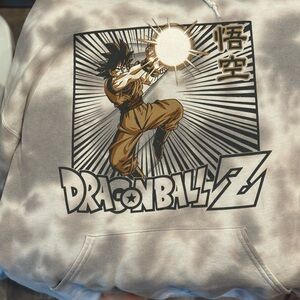 Dragon Ball Z Goku Kamehameha tie dye hoodie